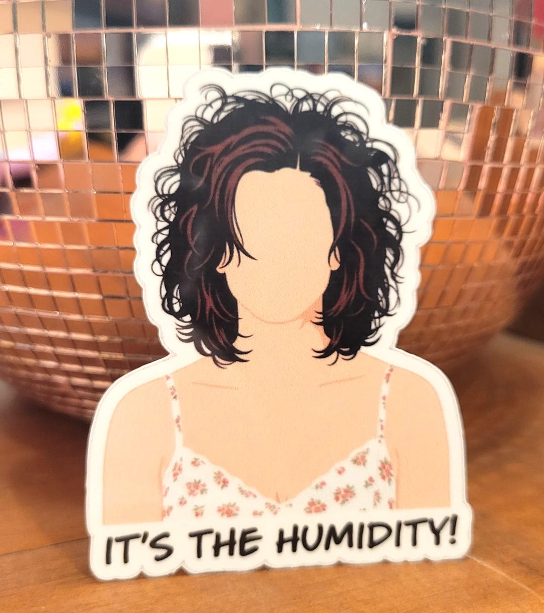 It's the Humidity Friends Sticker : Monica Geller Sticker, Friends ...