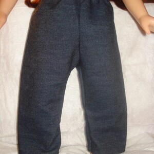 Denim blue jean pants for 18 inch Dolls - ag130