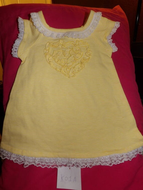 yellow and white striped dress