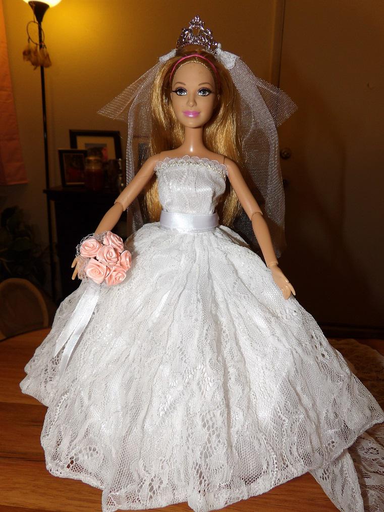 barbie doll wedding dress Gown Party 1:6 Scale Wedding Dresses For Barbie, Part Two The Toy Box image Inspire young minds to dream big with Barbie Careers dolls and more than 250 professions that capture imaginations and the promise of possibility Millennium Wedding Barbie Doll -