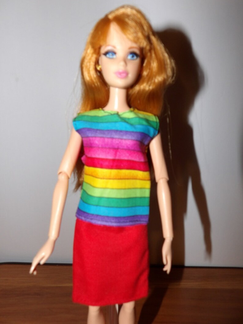 4 Piece Mix & Match Clothing Set With 2 Tops Pants and Skirt Etsy