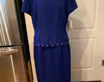 Navy Blue Jessica Howard Formal Dress - Etsy
