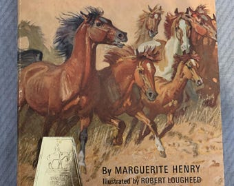 Mustang - Wild Spirit of the West by Marguerite Henry - 1st edition 1966