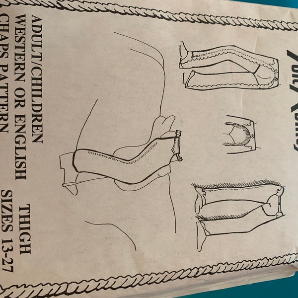 Chaps Pattern - Etsy