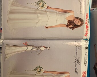 Simplicity Wedding Dress Pattern 8596 Choice of SZ 4-12 or SZ 12-20