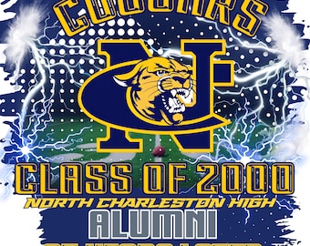 Editable Class Reunion Digital Design | High School Alumni PNG | Homecoming Football Season Sublimation Template