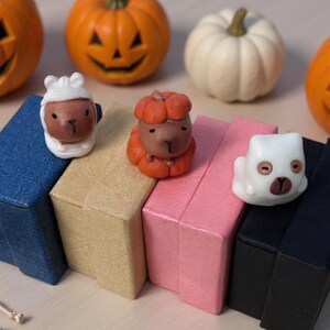 ミニカピバラ ポケットハグ | 樹脂製コレクターズアイテム、心の支えとなる仲間