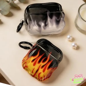 AirPod Case Flame - Etsy