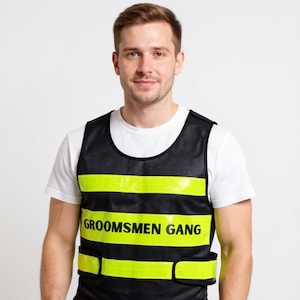 Custom &quot;Designated Drinker&quot; Groomsmen Vest: Funny Wedding Costume