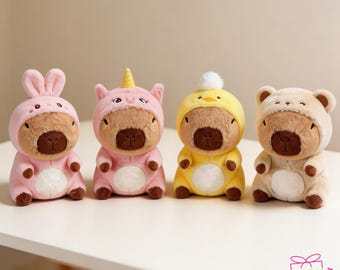 Capybara Plush Toy | Cute Capybara Stuffed Animal | Kawaii Capybara Doll | Easter Gift | Christmas Gift | Soft Plush Toy for Kids