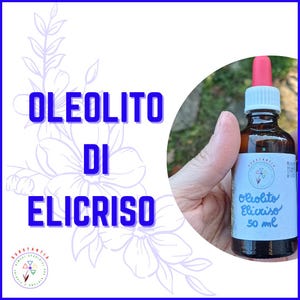 Aceite de helicriso, para la psoriasis y la dermatitis.