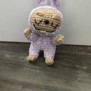 Crochet labubu plushie
