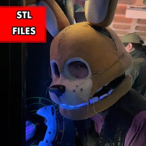 ITP Spring Bonnie-mask 3D-MODELLFIL Stl (endast digital)