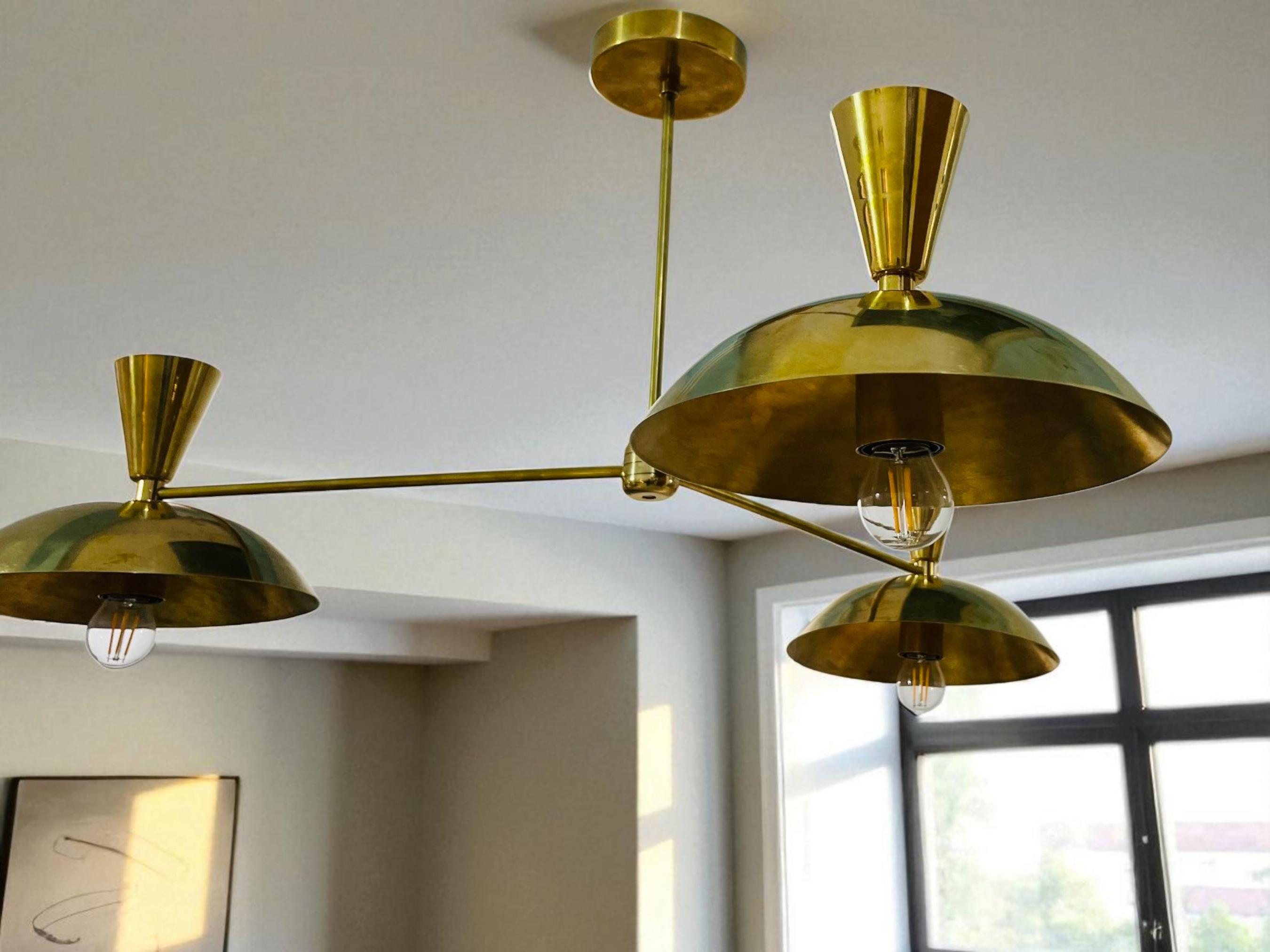 1950年代のヴィンテージイタリア製スプートニクシャンデリア | ミッド