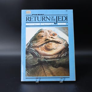 1983 Star Wars Return of the Jedi Monster Activity Book - Vintage Collectible - Excellent Condition - No Markings