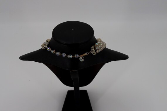 Vintage Aurora Borealis Bead Necklace: 1950s Irid… - image 6