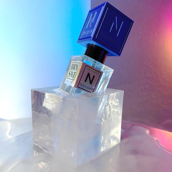 NITRÓGENO - Menta criogénica, pomelo frío y rosa helada - Eau de Parfum • Perfume artesanal unisex