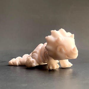 Articulated Triceratops Dinosaur Toy – Printed Collectible – Poseable Flexi Dino Figure Gift