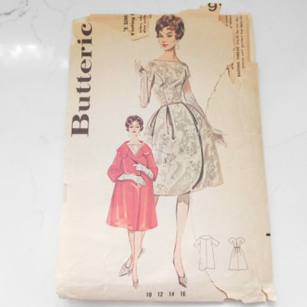 Vintage 1960's Butterick Dress Coat Pattern