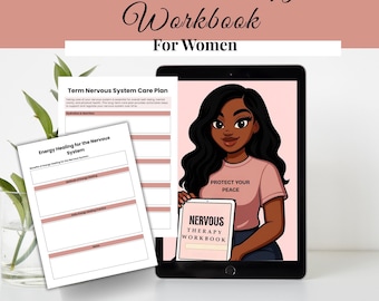 Nervous Therapy Workbook – Calm Anxiety, Build Resilience, Daily Mental Health Support & Self-Guided Exercises