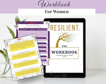 Resilience Workbook for Women: Guided Journaling Prompts & Self-Growth (PDF Downloadable)