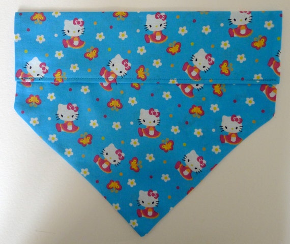 Items similar to Hello  Kitty  or dog Bandana  XL on Etsy