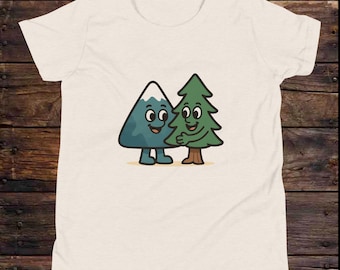 Camiseta de senderismo para niños / Camiseta divertida sobre la naturaleza para niños y niñas / Regalo de cumpleaños para niños que disfrutan del camping