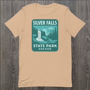 Silver Falls State Park Shirt - Oregon Waterfall Hiking Tee - PNW Nature Shirt - Silver Falls Oregon Souvenir