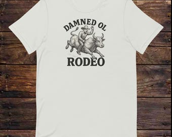 Bull Riding T-Shirt | Rodeo Gift for Cowboy | Vintage Western Unisex Tee