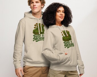 Sudadera con capucha del Pacífico Noroeste / Regalo del PNW para ella / Sudadera de algodón orgánico con estampado de bosque