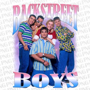 Backstreet Boys T-Shirt Design PNG Sofortdownload 300 dpi png