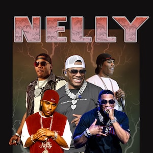 NELLY T Shirt Design PNG Instant Download 300 dpi png