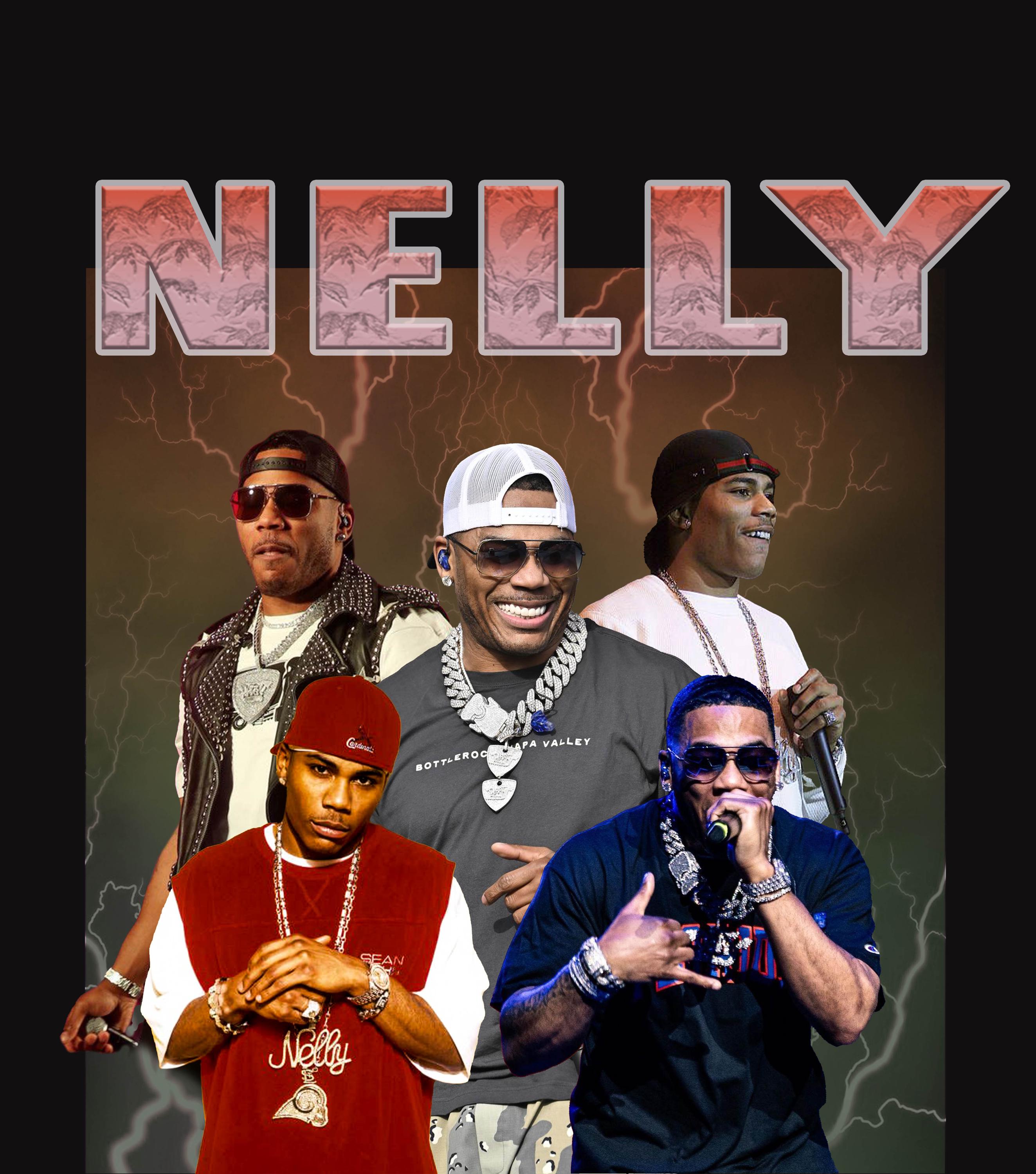 NELLY T Shirt Design PNG Instant Download 300 dpi png