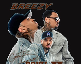 Chris Brown Breezy Bowl XX Tour 2025 TShirt PNG Design, Bootleg Tee, Instant Download And Ready To Print, File Download 300 dpi