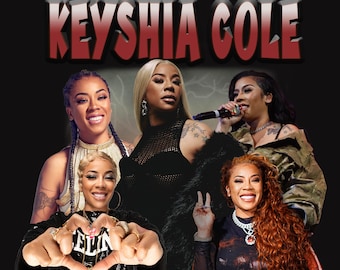 Keyshia Cole T Shirt Design PNG Instant Download 300 dpi png