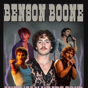 Benson Boone American Heart Tour T Shirt Design PNG Instant Download 300 dpi png