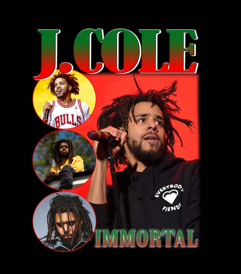 J Cole T Shirt Design PNG Instant Download 300 Dpi Png - Etsy