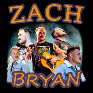 ZACH BRYAN T-Shirt Design PNG Sofortiger Download 300 dpi png