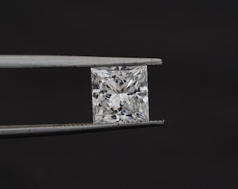 Princess Cut Lab Grown Diamond For Custom Jewelry, Solitaire Loose Diamond, Eco Friendly Diamond For Her, Lab Stone For Personalized Jewelry