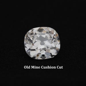Old Mine Cushion Cut Lab Grown Diamond, EF-VS Clarity Old Cut Diamond, Vintage Style old Cut Jewelry, Lab Created Solitaire Loose Diamond