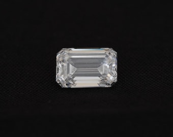 Emerald Cut Lab Grown Diamond, EF-VS Loose Diamond For Engagement Ring, IGI Certified Diamond, Handmade Solitaire Diamond For Jewelry Making