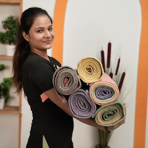 Yoga Mats Non-Slip Eco-Friendly Workout , Fitness Mat for Home, Gym, Pilates, Meditation, Durable & Lightweight