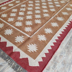 Vintage kilim rug Handmade Wool Rug Accent Rug, Outdoor Rug/Indoor Rug, Living/Dinning Room 5x7