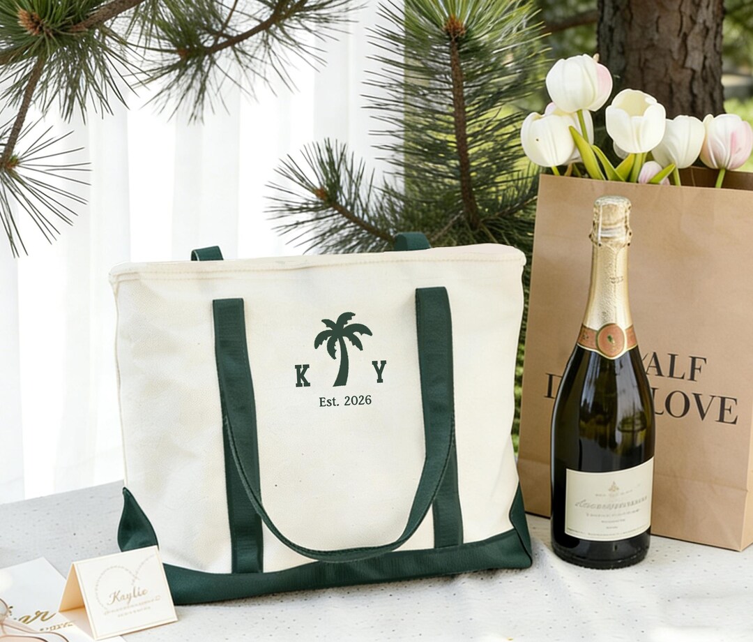 Custom Canvas Tote Bag Personalized Embroidered LOGO Tote Bag ...