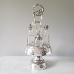 Antique Condiment Set - Etsy
