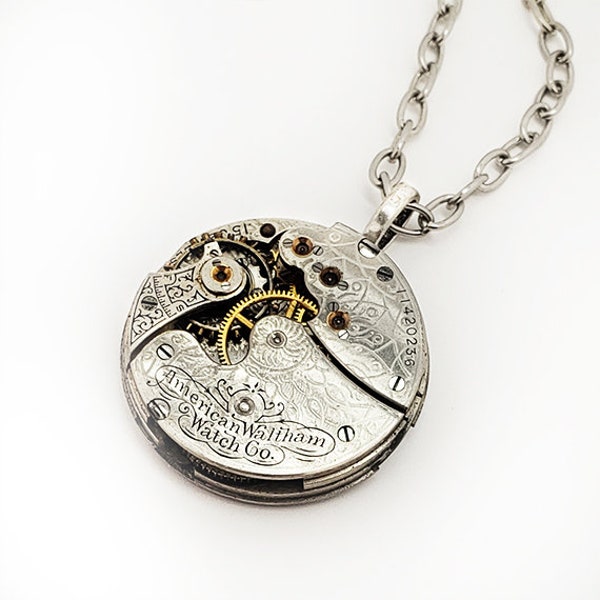 Watch Gear Necklace Etsy