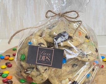 Loaded Gourmet Chocolate Chip NYC Style Cookies