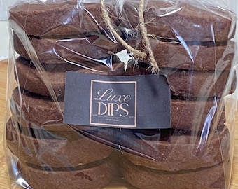 Biscuits sablés au chocolat artisanaux – Emballage cadeau