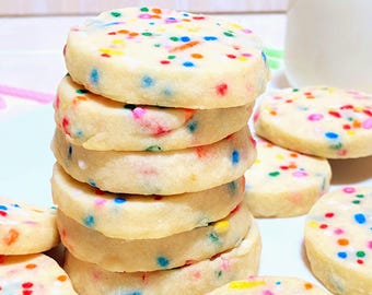 Handcrafted  Buttery Shortbread Birthday Cookies - Personalized – Gift-Ready Pack