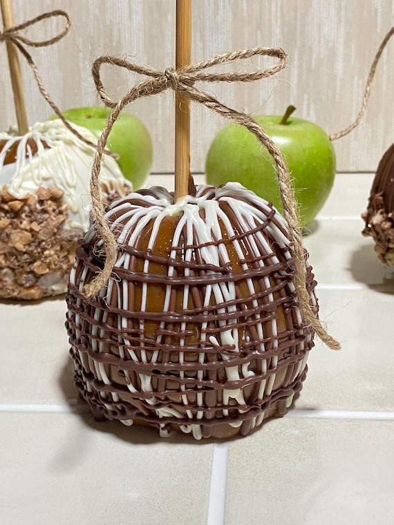 Gourmet Caramel Triple Chocolate Apple
